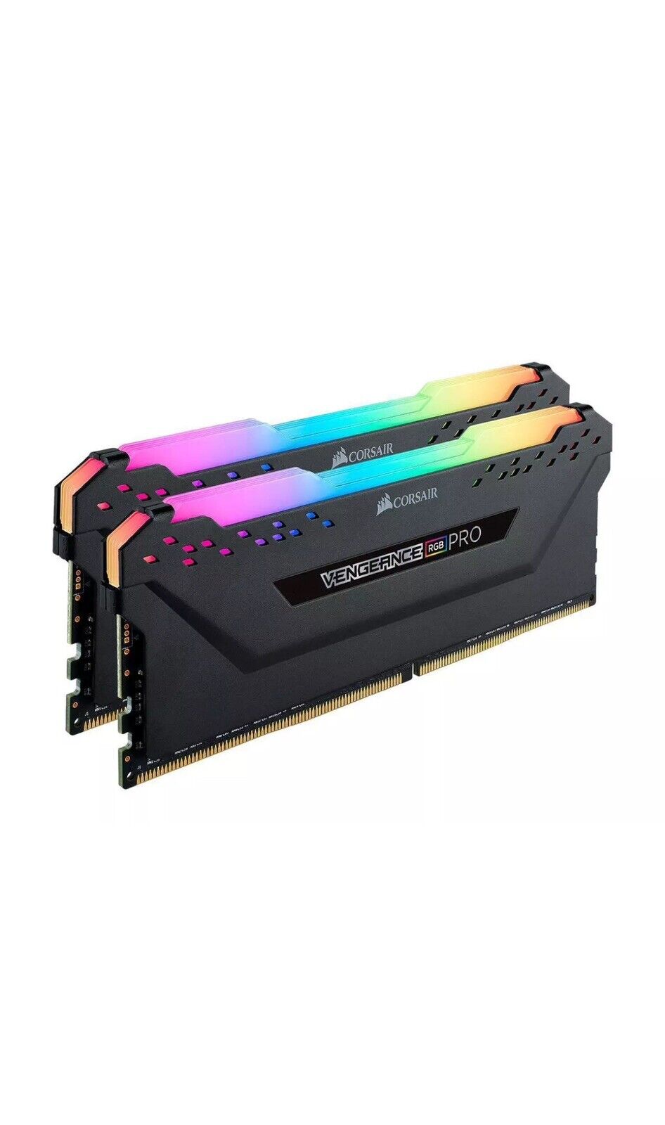 CONSAIR Vengeance RGB PRO 16GB (2PK x 8GB) 3200MHZ DDR4 C16 DIMM Desktop Memory