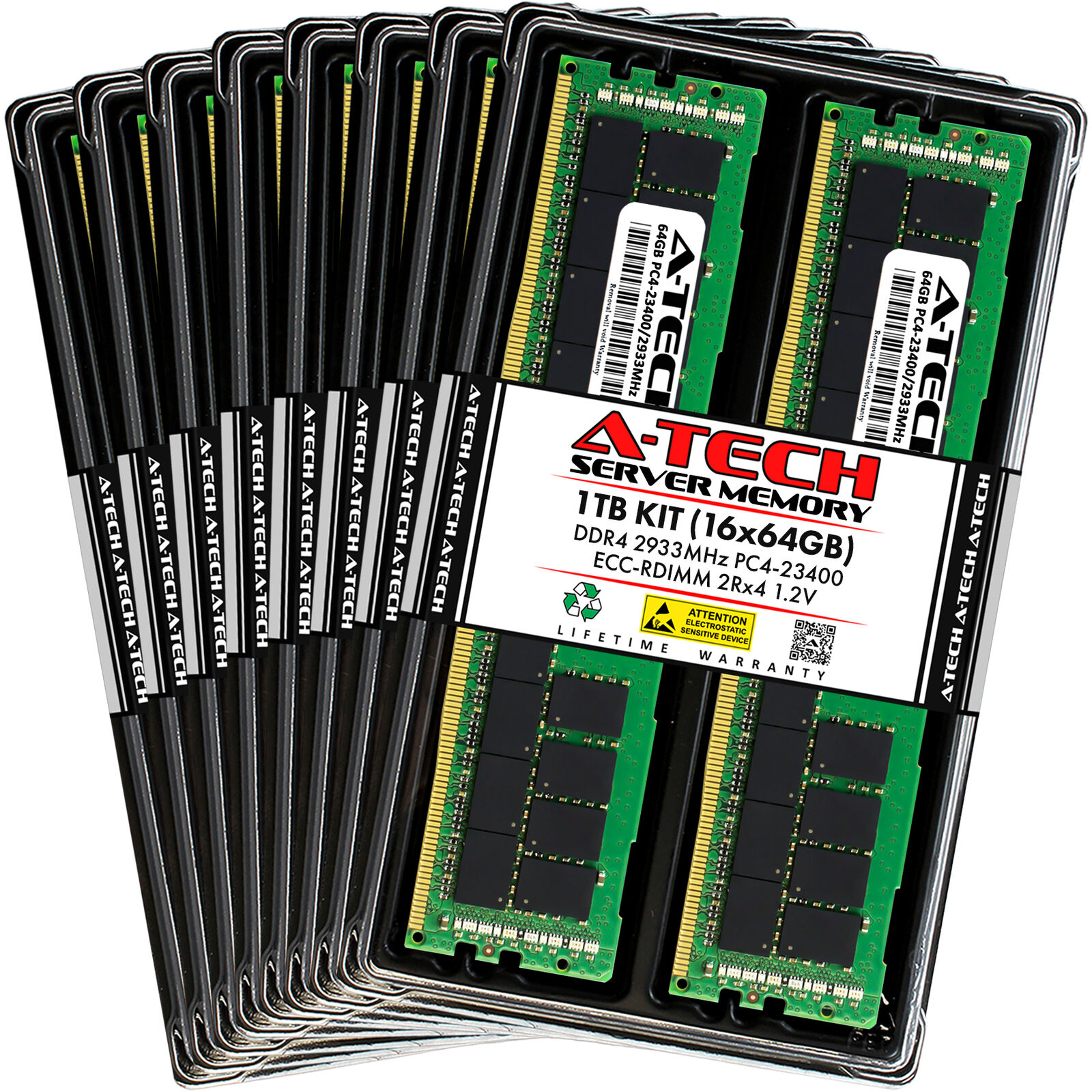 1TB 16x 64GB PC4-2933 RDIMM Supermicro 220GQ-TNAR+ 620TP-HC8TR Memory RAM