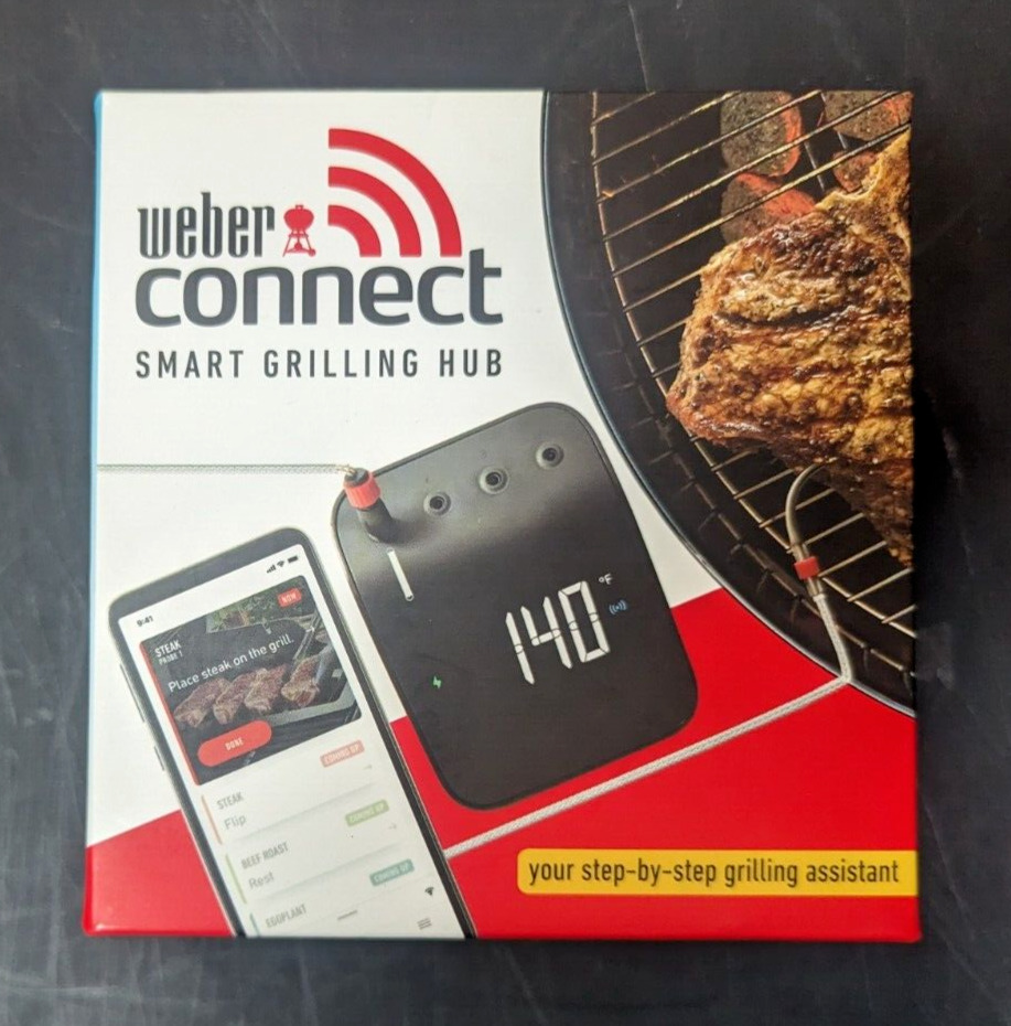 Weber Connect Smart Grilling Hub Kit 3201 Black NEW