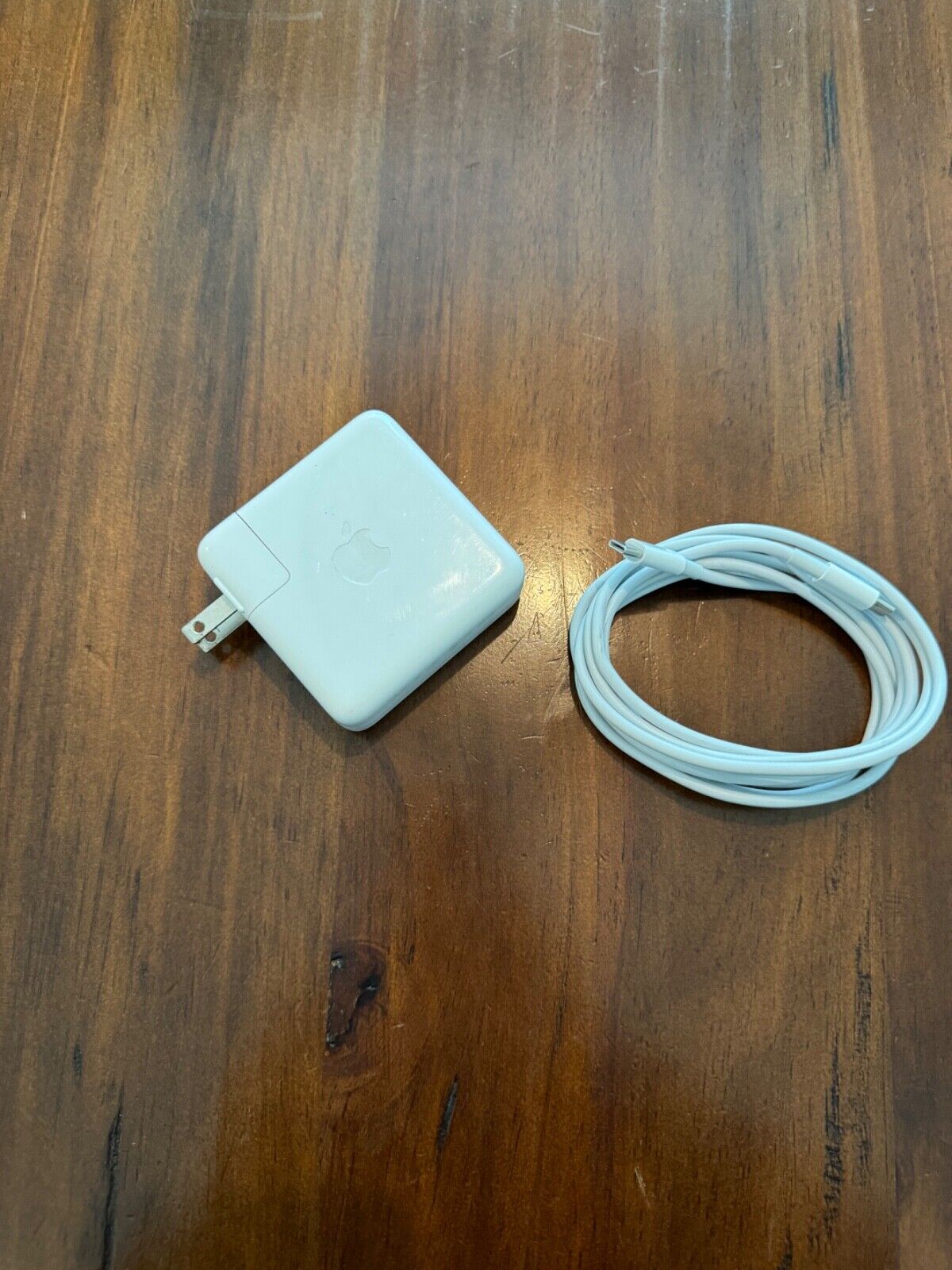 GENUINE ORIGINAL OEM Apple 61W USB-C Power Adapter for MacBook Pro A1947 w Cable