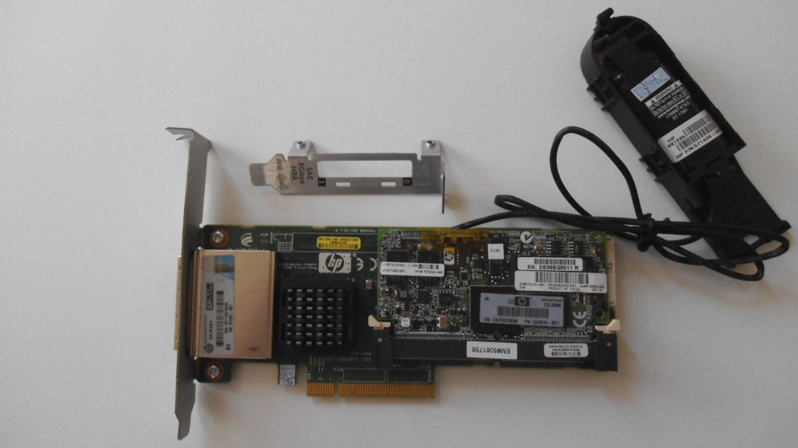 HP Smart Array P411 PCI-E 6GB/s Raid Card 462918-001 w/ 512MB Cache & Capacitor