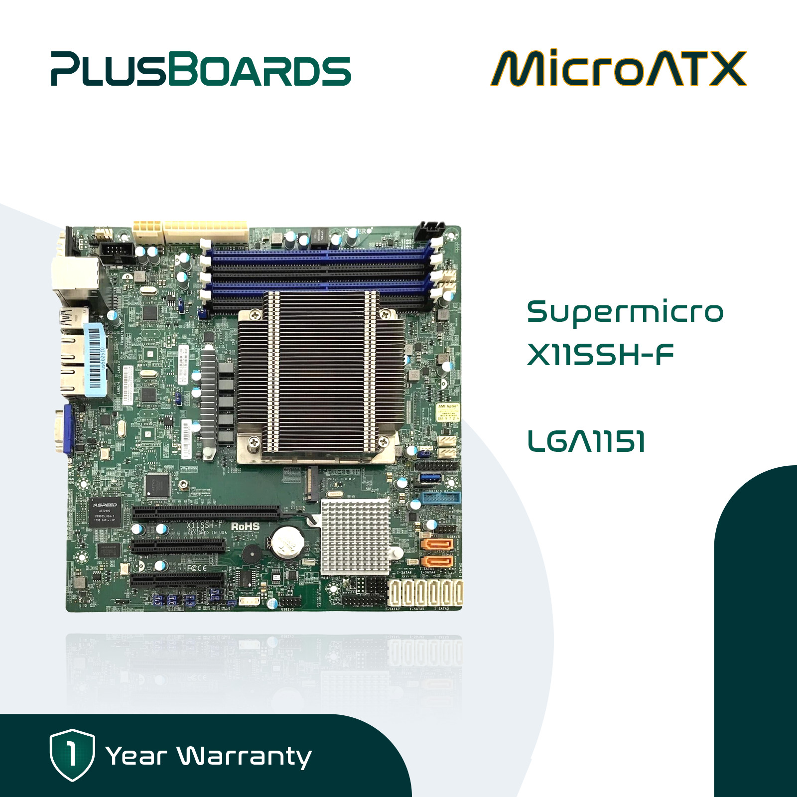 Supermicro X11SSH-F LGA 1151 Socket H4 C236 DDR4 MicroATX Motherboard Tested