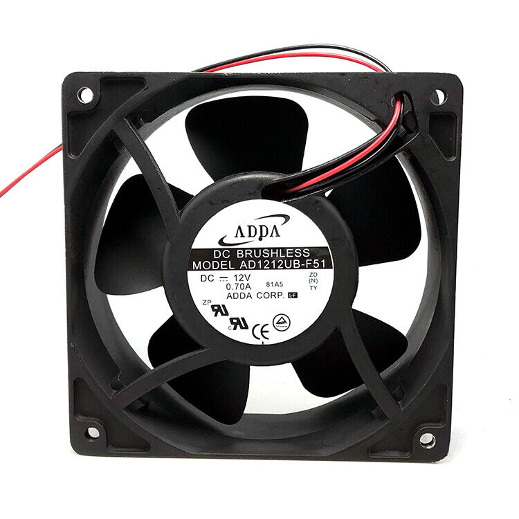 new  Original ADDA cooling fan AD1212UB-F51 DC12V 0.70A 3months warranty