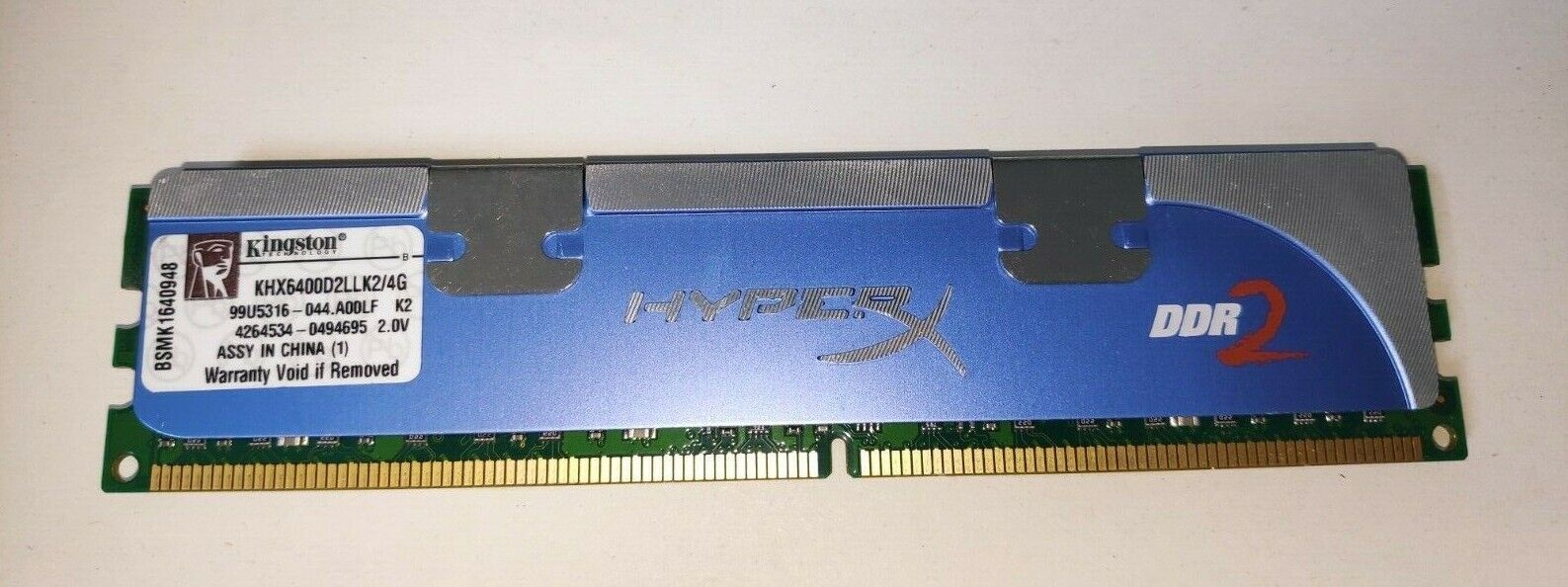 Kingston HyperX KHX6400D2LLK2/4G 1x 2GB PC2 6400 DDR2 800MHz DIMM PC Memory RAM