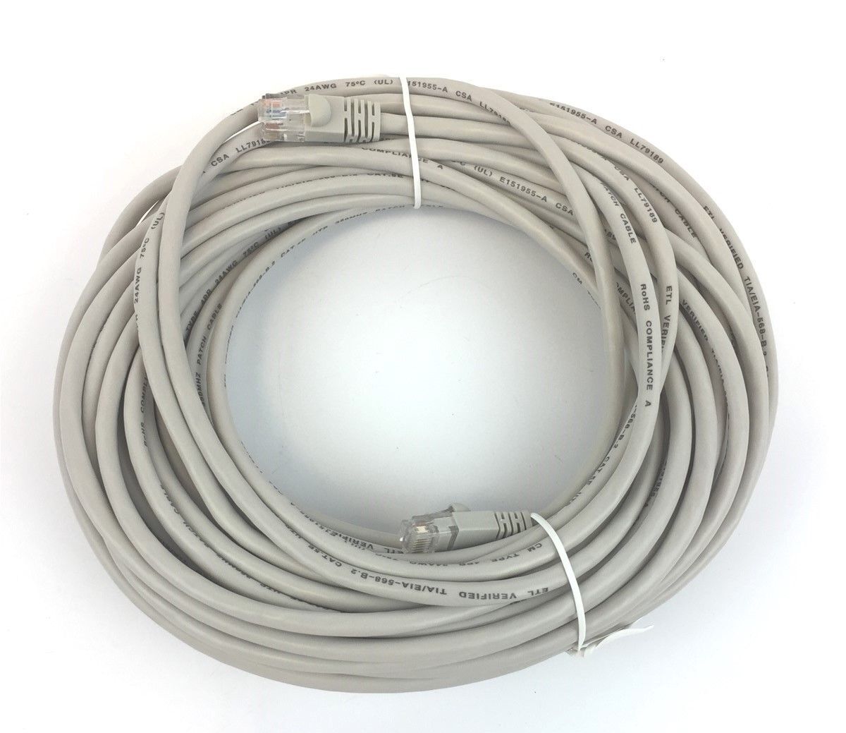 Apple Standard Patch Cable 50ft CAT5E UTP 4P/24AWG KU-5ECA50F-GY