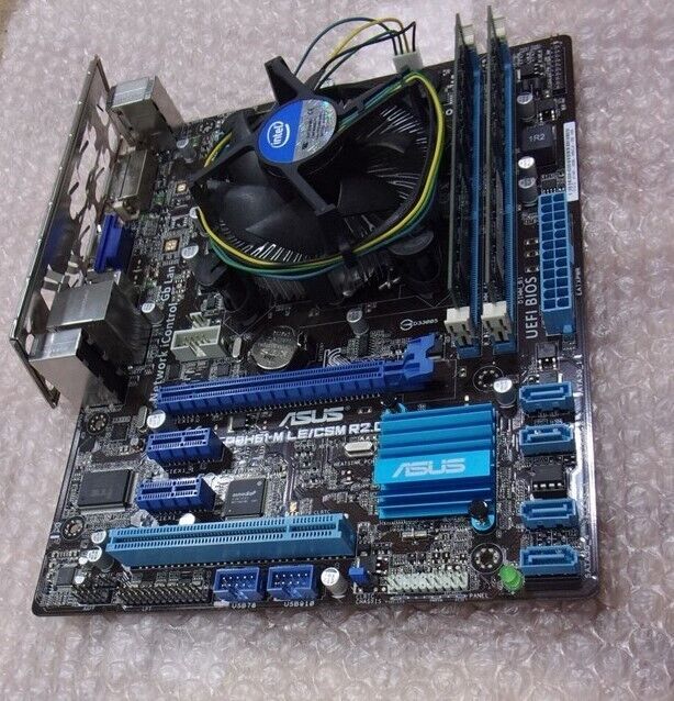 Asus P8H61-M LE/CSM R2.0 Motherboard Pentium G2030 3Ghz 2GB SEE NOTES 