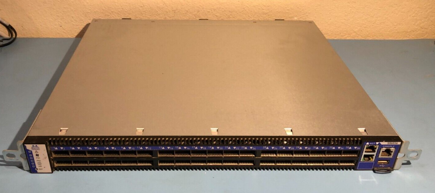 Mellanox InfiniBand MSX6036T-1BRR 56GB 36 Port QSFP Switch - Tested