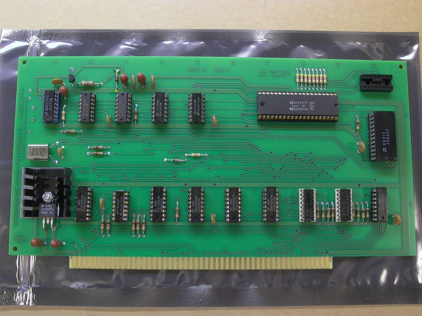 IMSAI 8080A MPU-A CPU parts kit not Altair MITS