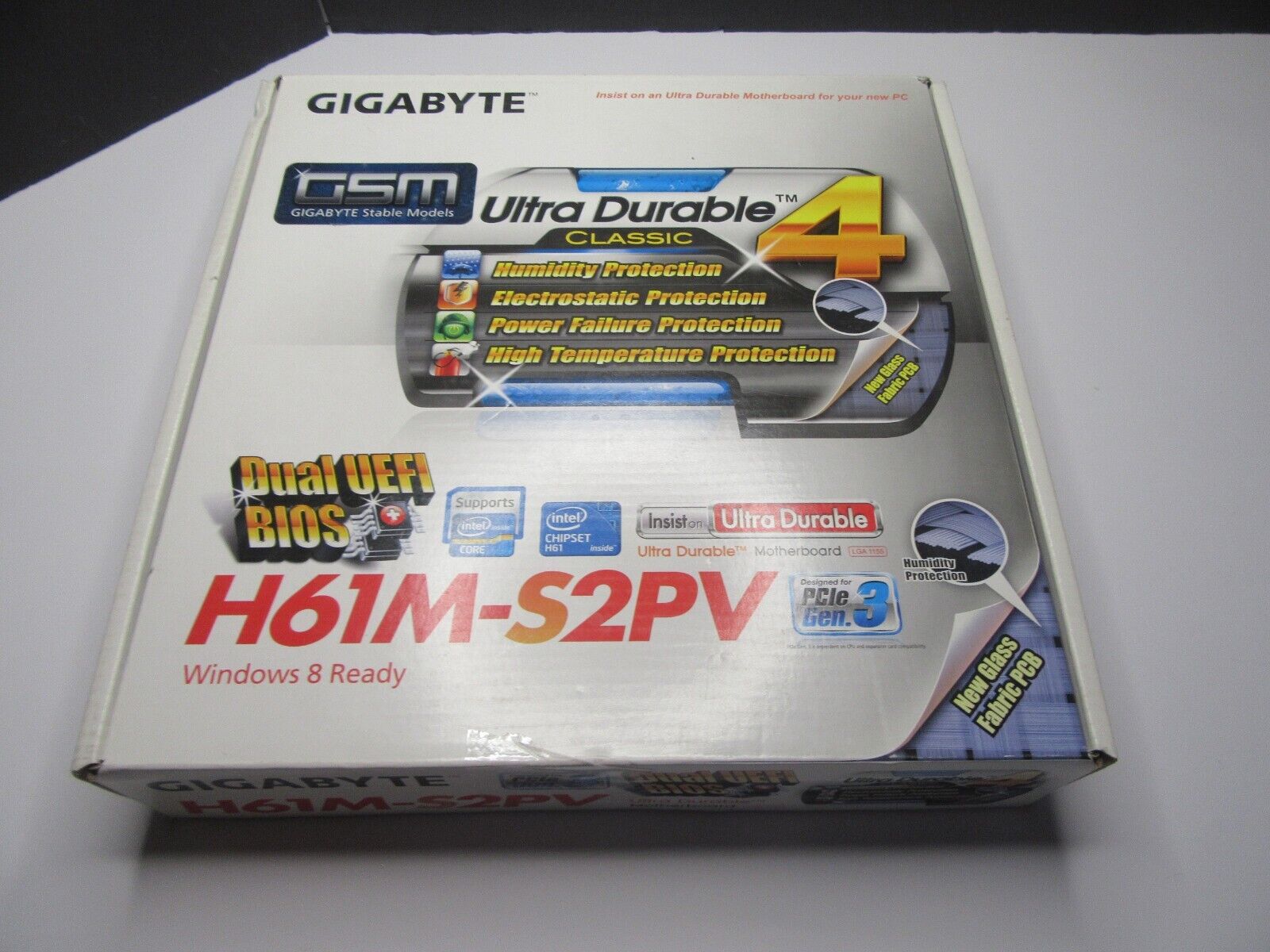 GIGABYTE 12BB1-H61M-S2PV-20FR  Rev. 2.1 Ultra durable  Motherboard new old stock