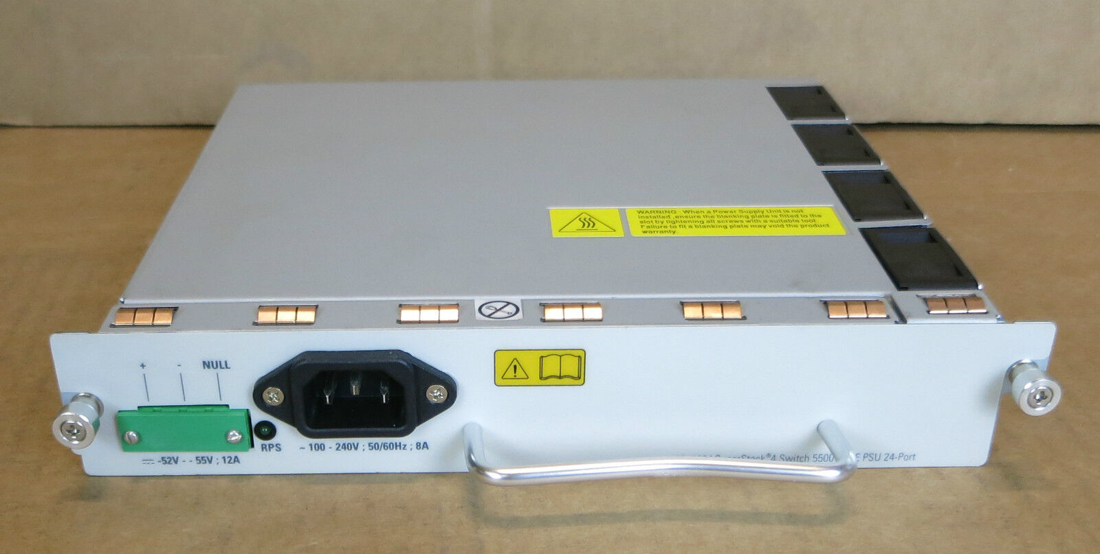 3Com Superstack 4 Switch 5500G PoE 24 Port PSU Power Supply 3C17264