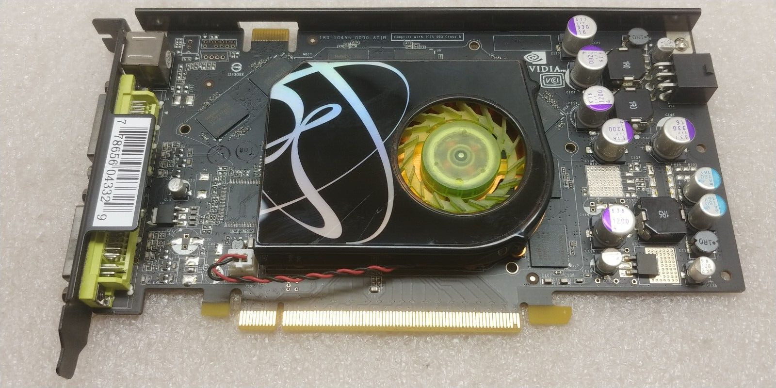 RARE XFX Nvidia GeForce 7900 GS 525M 256MB GDDR3 PCI-e Video Card PV-T71P-UDP3