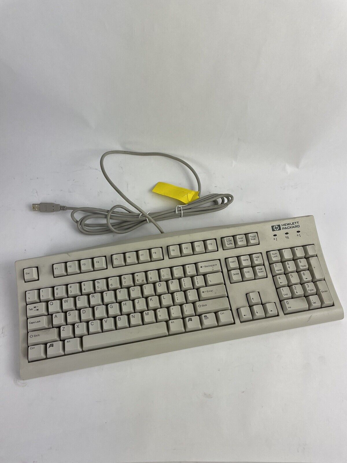 Vintage HP HEWLETT PACKARD Wired USB Keyboard SK-2502U