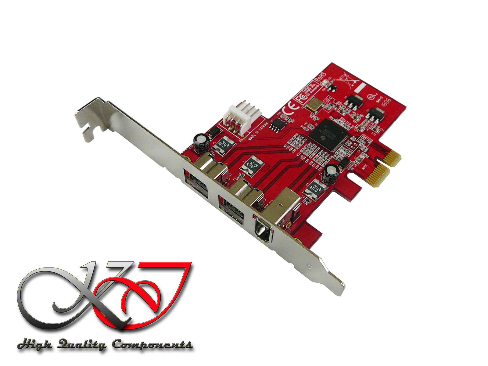 Pro Range - MAO PCIe Firewire 400 + 800 Cards - TI CHIPSET - Low High Profile