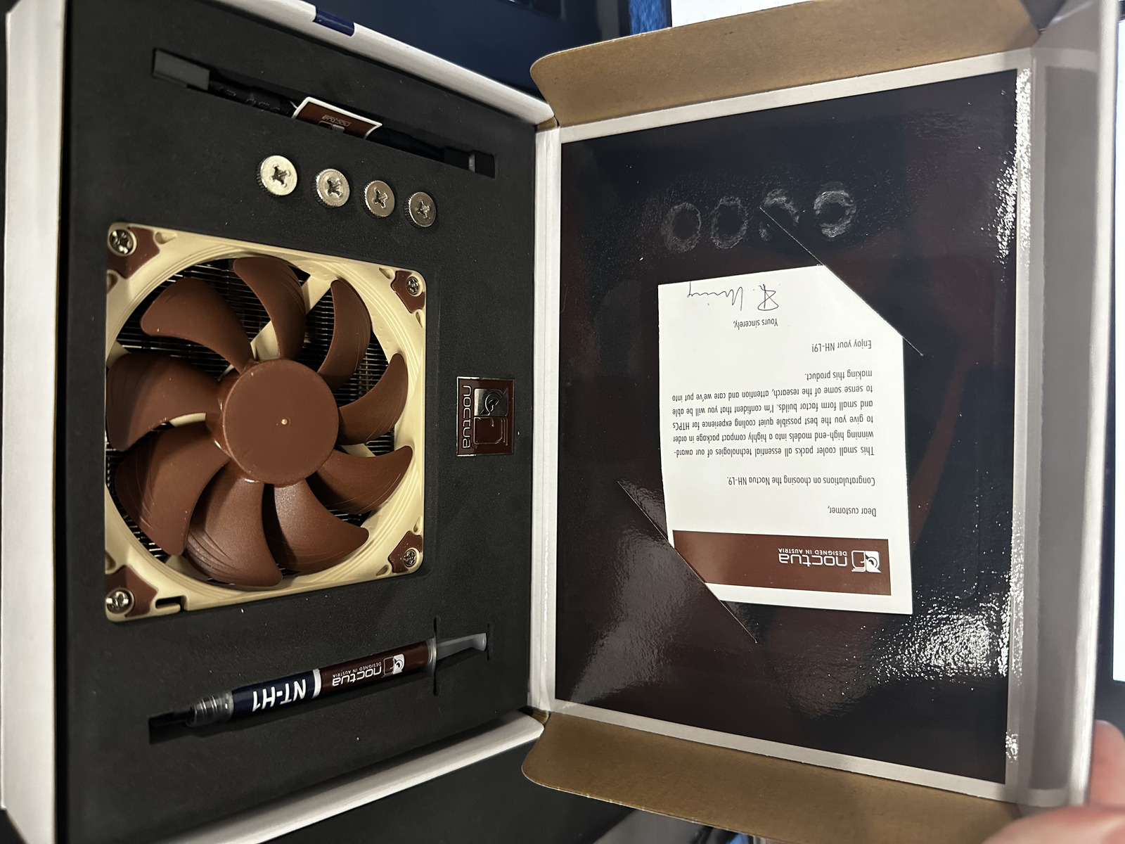 Noctua NH-L9x65, 65mm Premium Low-Profile CPU Cooler (Brown) - NEW