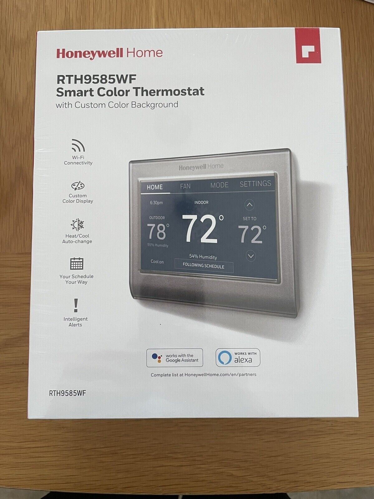 Honeywell Smart Color Thermostat RTH9585WF Open Box