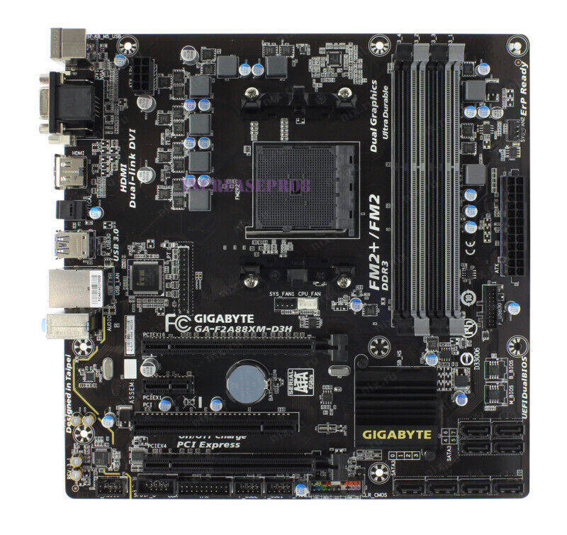 Gigabyte GA-F2A88XM-D3H Motherboard Socket FM2+ AMD A88X DDR3 Micro ATX