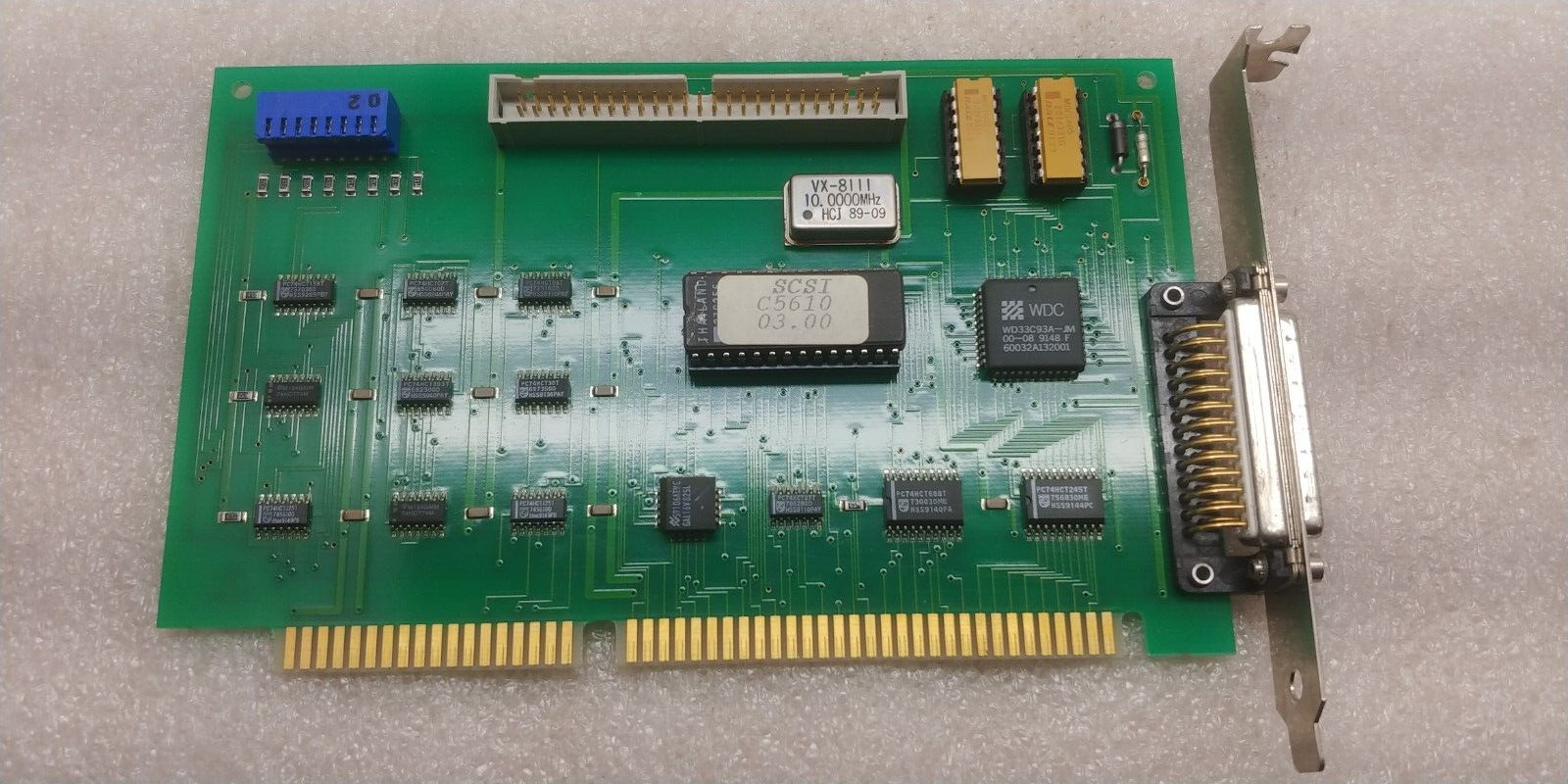VINTAGE COMPUTER ELEKTRONIK INFOSYS SCSI I/O CARD FPX4YDXC5610 