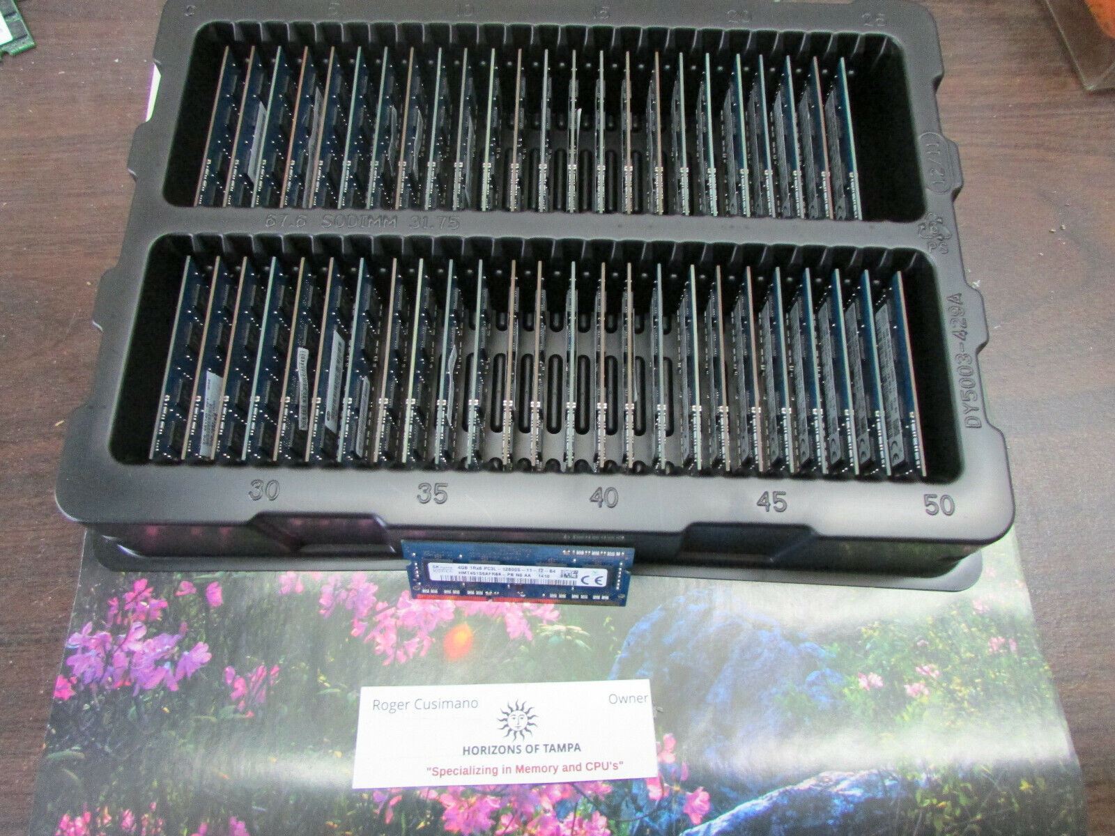 Lot of 49 SAMSUNG 4GB DDR3L 12800S HMT451S6AFR8A-PB Laptop Memory RAM