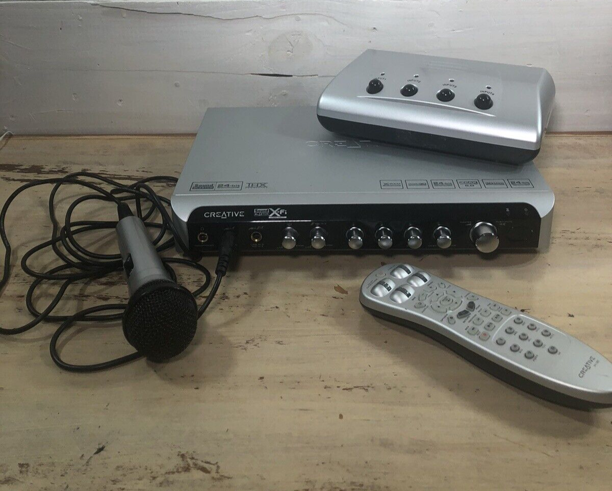 Creative Labs Sound Blaster X-Fi W/ Mic, Remote, Audio/Video expansion (SB0510)