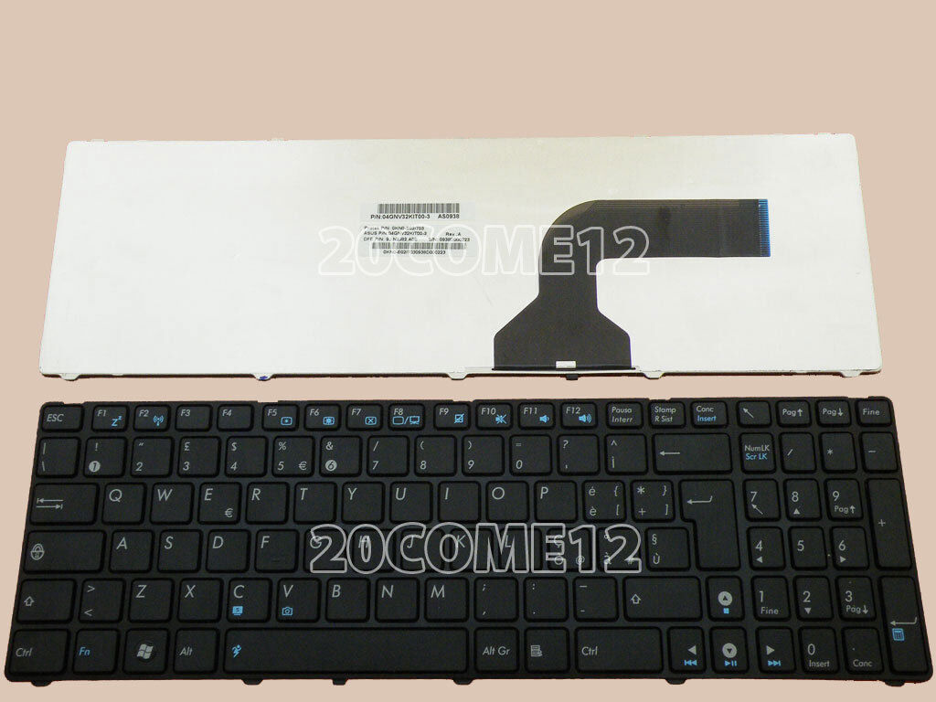 For ASUS X77 X77J X77JA X77JQ X77JV X77V X77VG X77VN Keyboard Italian Tastiera