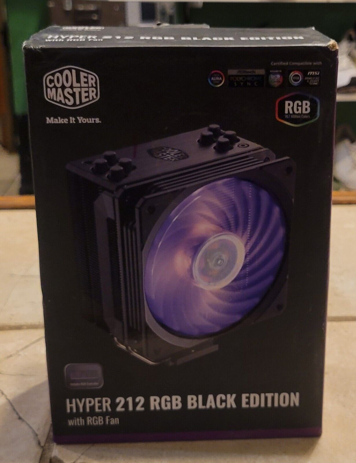 Cooler Master Hyper 212 RGB Black Edition CPU Fan