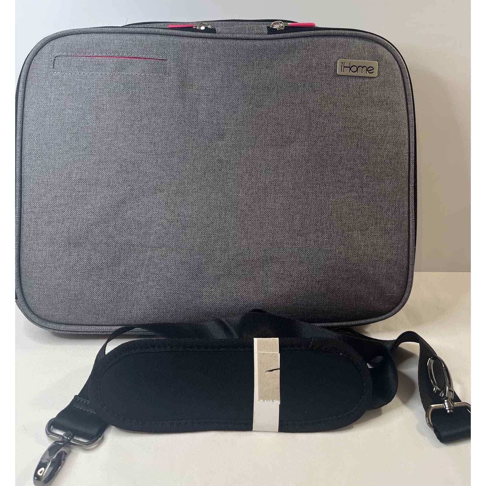 iHome Smart Brief: 13 inch Laptop Briefcase for Mac, Heathered Grey