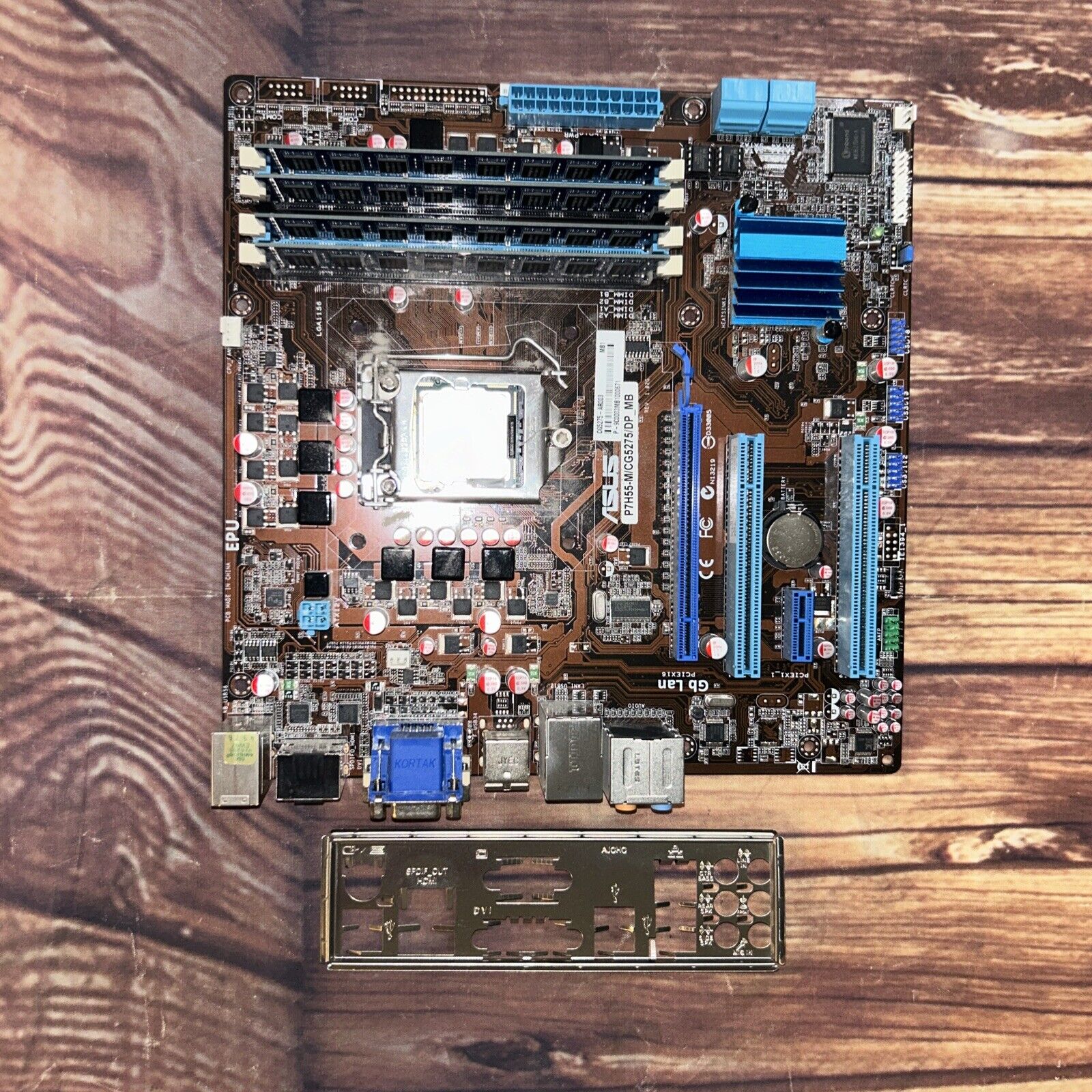 ASUS P7H55-M/CG5275/DP_MB and Intel i5-650 CPU Combo