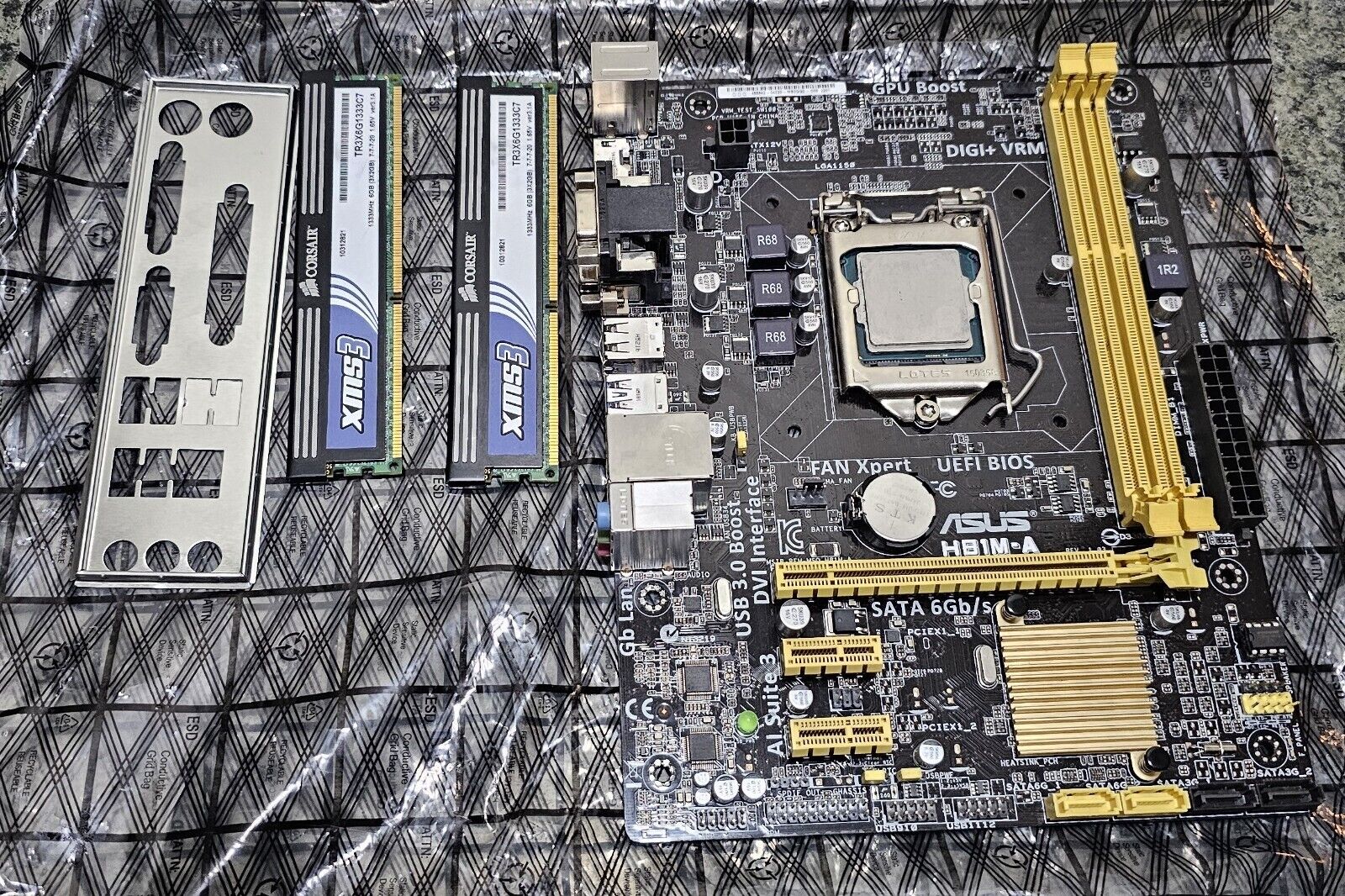 ASUS H81M-A LGA1150 Intel mATX Motherboard+ 4GB DD3 RAM+Intel i3-4160 CPU Bundle
