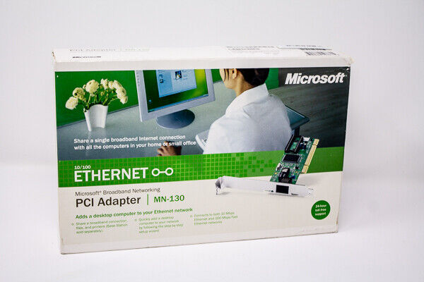 Sealed Microsoft Ethernet PCI Adapter MN-130 10/100 Broadband Networking