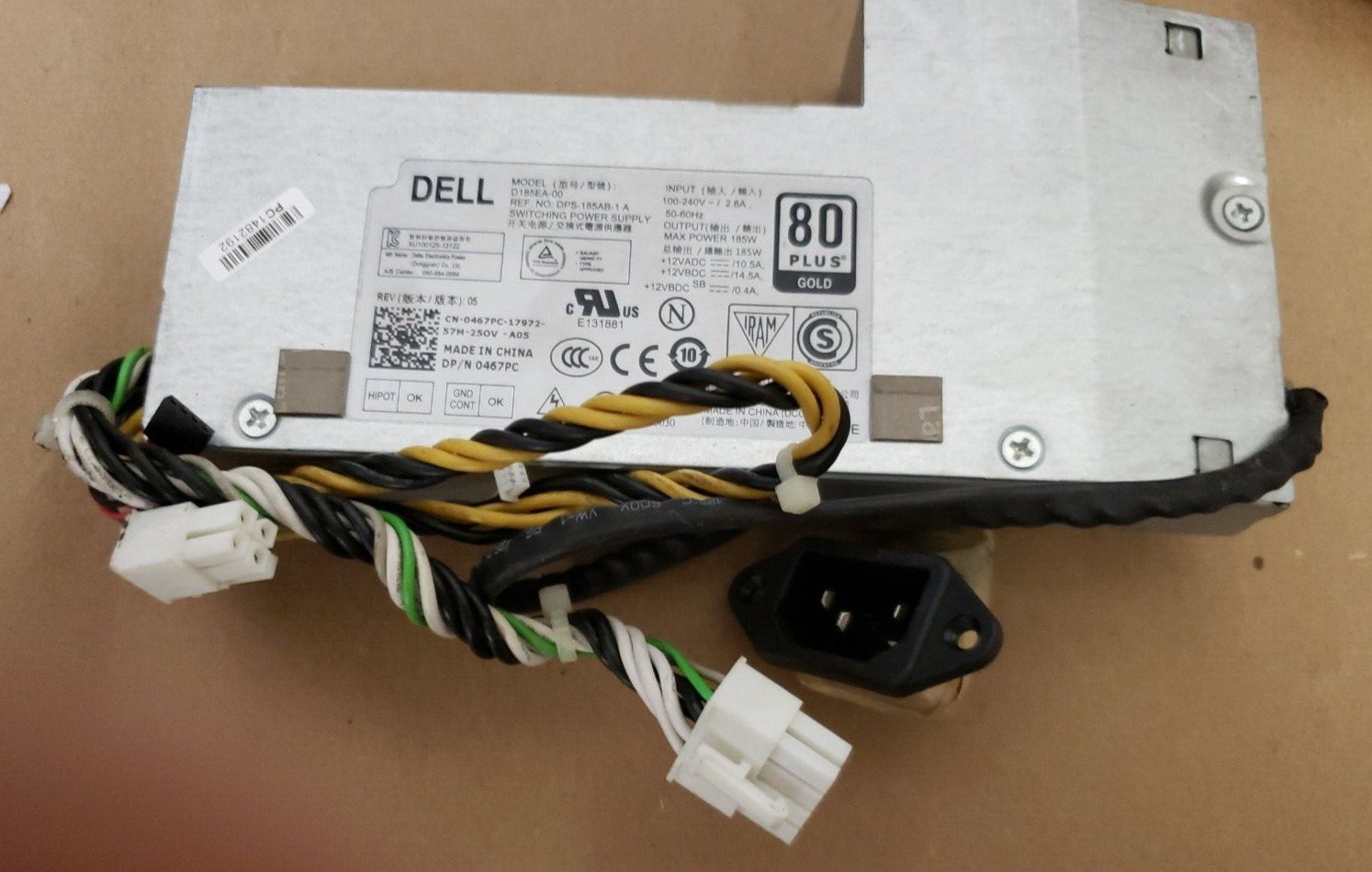 👍Dell 467PC Optiplex 9030 All In One 185W PSU Power Supply TESTED GOOD