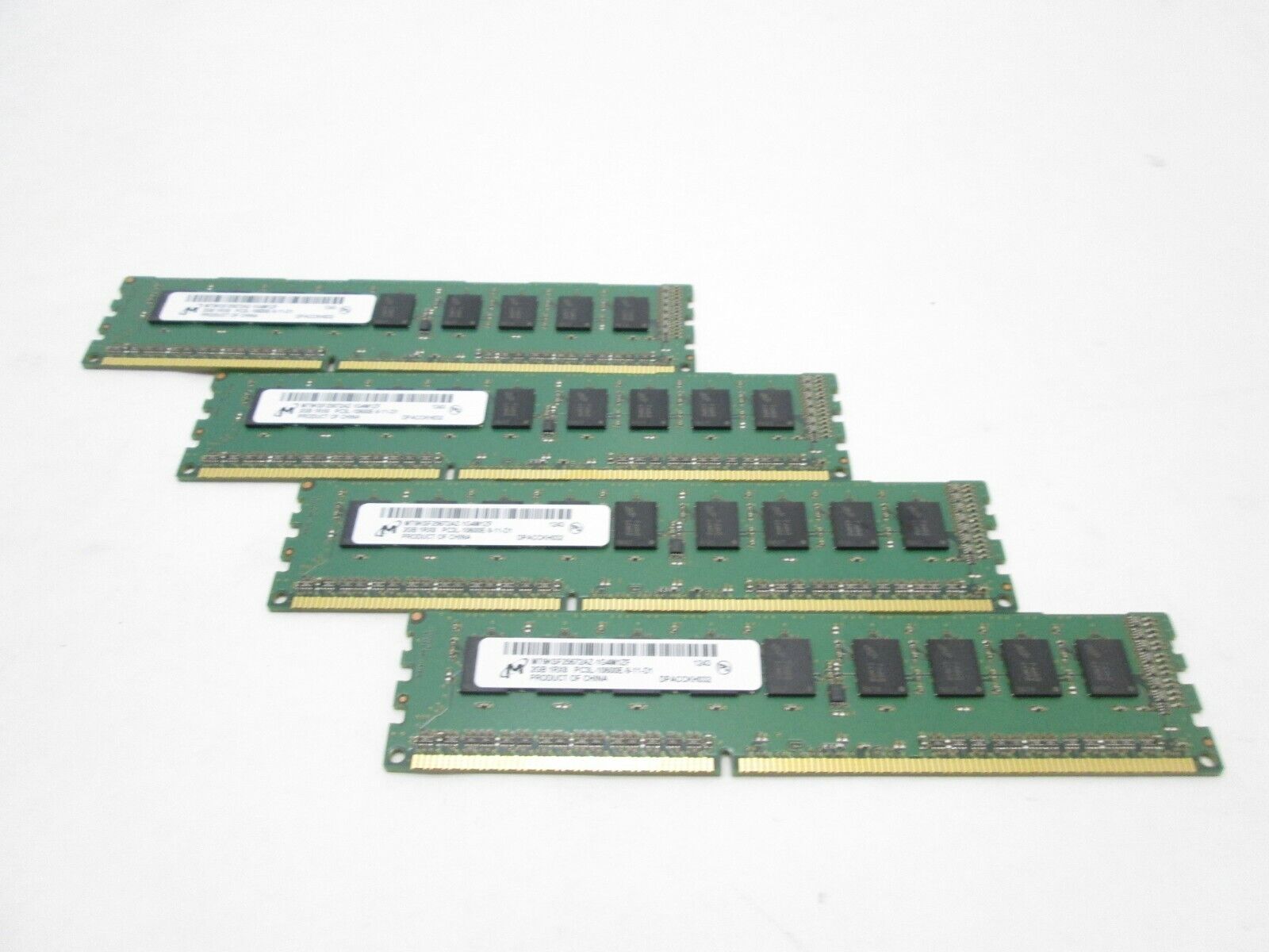 Lot of 4 MICRON MT9KSF25672AZ-1G4M1ZF 2 GB PC3L DDR3 ECC Server MEMORY