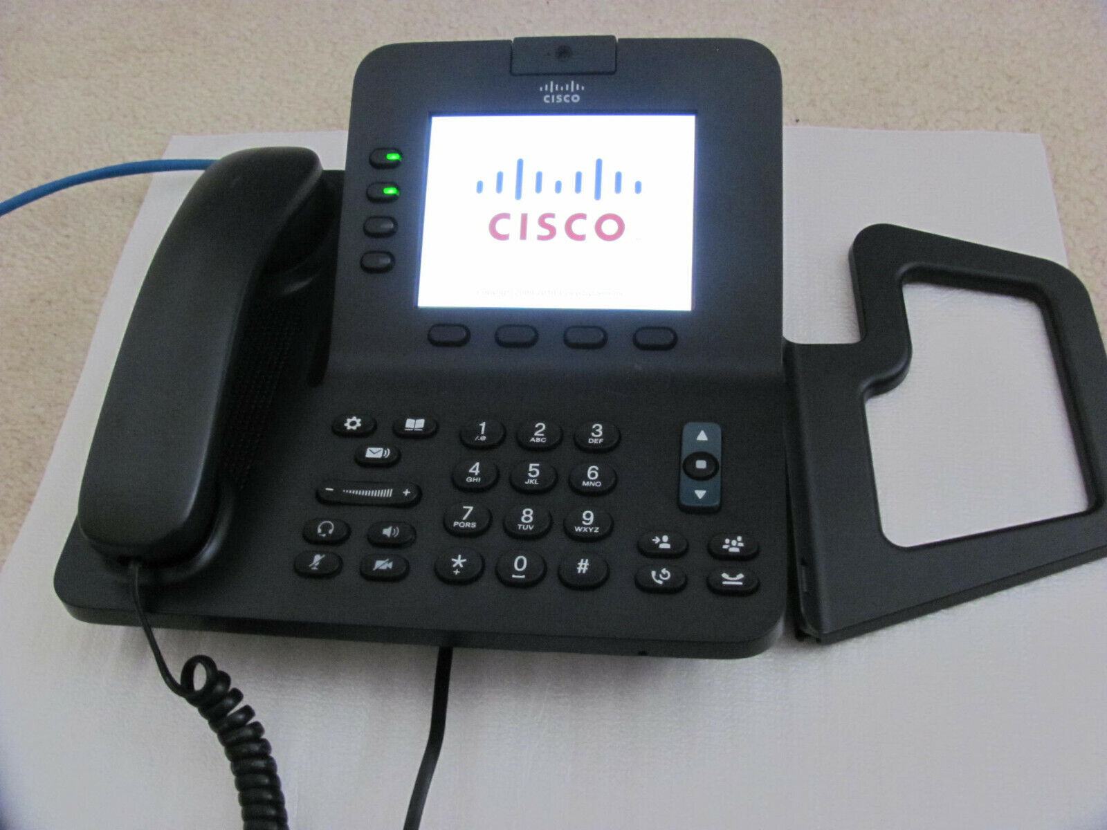 Lot of 2 Cisco CP-8945 Video Cam Conference Voip Phone Color Screen CP-8945-K9