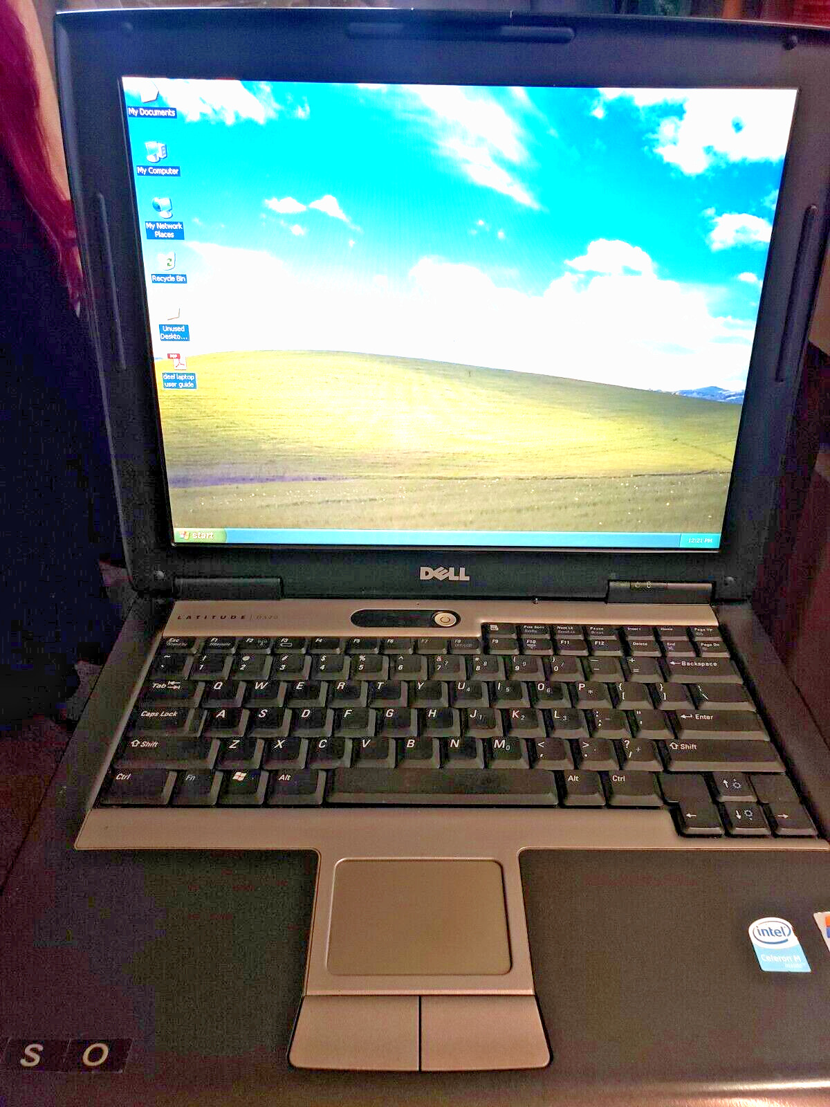 Vintage Dell Latitude D520 Windows XP with Power Supply Tested Works Great