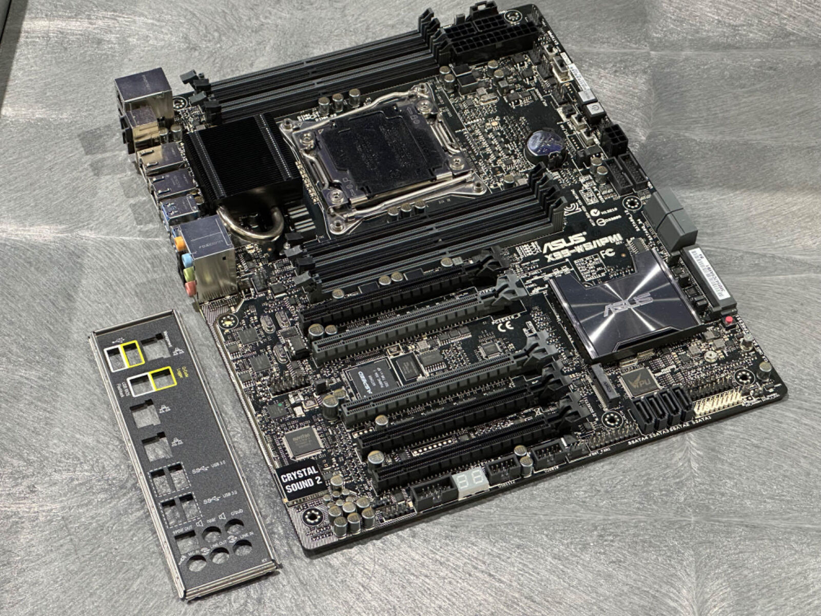 ASUS X99-WS/IPMI Motherboard Intel ATX x99 LGA2011-V3 DDR4 5xPCIE x16 w/ IO