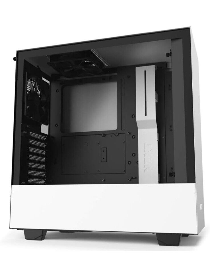 NZXT H510 - CA-H510B-W1 - Compact ATX Mid-Tower PC White/black -NEW