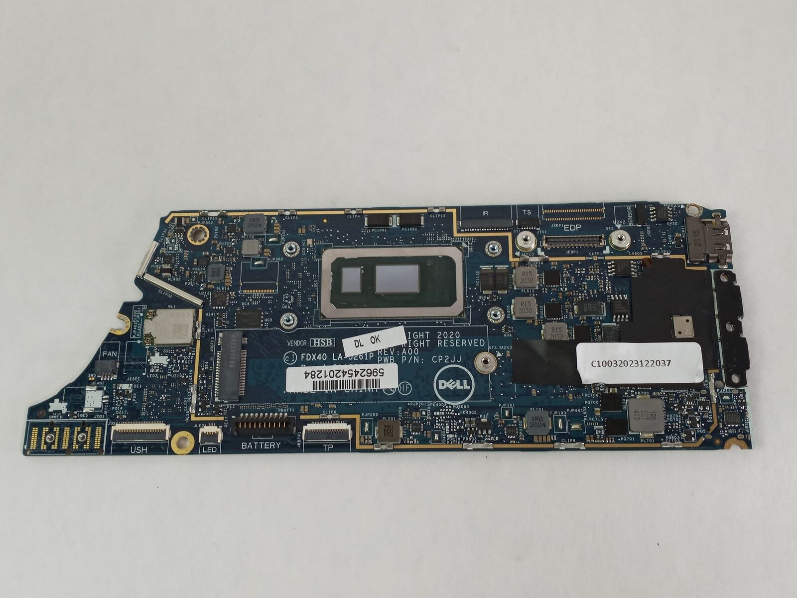 Dell Latitude 7410 2-in-1  Core i7-10610U 1.8 GHz 16 GB DDR4 Motherboard YKPPF