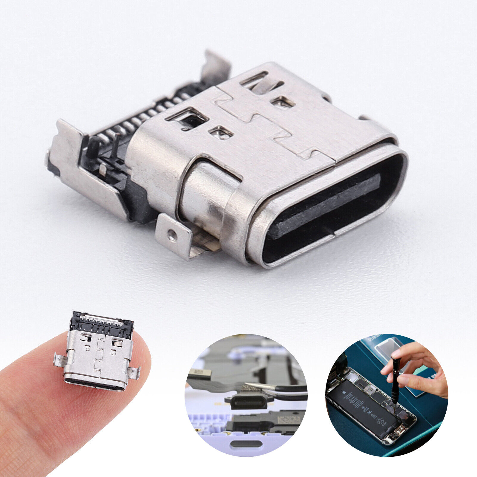 Type-C USB Charging Port DC Power Jack For Asus Chromebook C204 C204MA C204EE