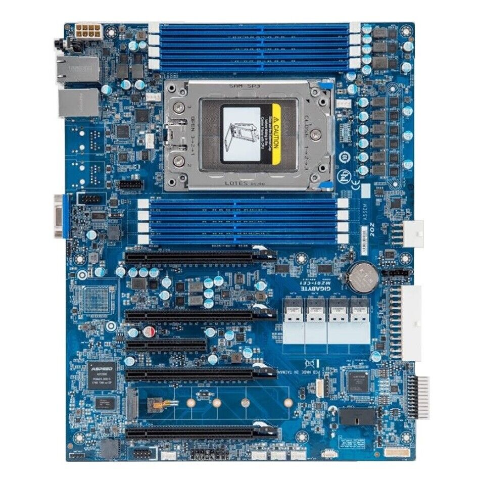 Gigabyte MZ01-CE1 DDR4 Server ATX Motherboard Support AMD EPYC 7001 Series