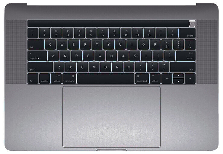 GENUINE MacBook Pro 15 2018 2019 A1990 Top Case (Palmrest) Battery - Space Gray