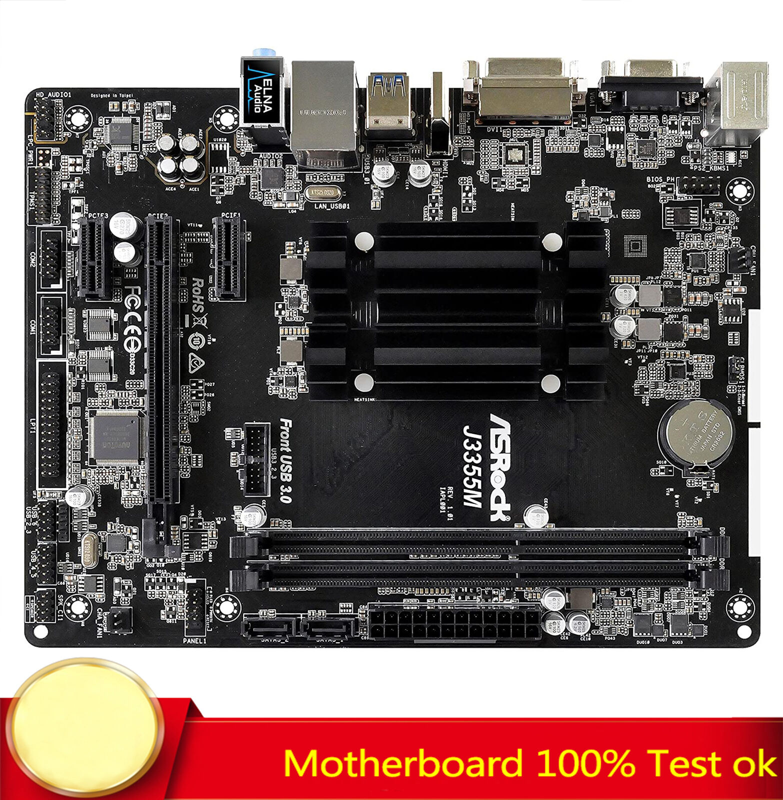 FOR ASRock J3355M Motherboard Supports DDR3 with USB3.0 16G 16G 100% Test Work