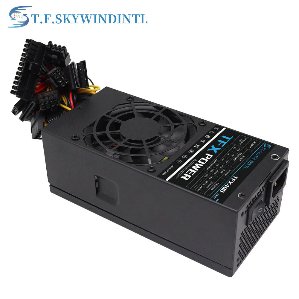 400W TFX PC Power Supply Computer Active PFC PSU For Desktop Small Case 115-230V