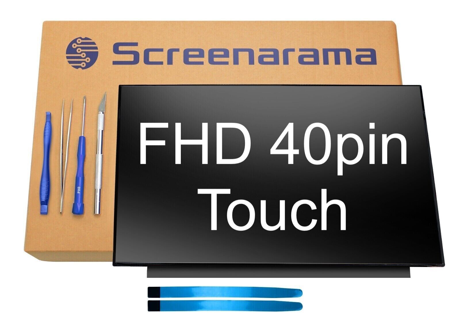 BOE NV156FHM-T07 V8.1 FHD 40pin IPS LED LCD Screen + Tools SCREENARAMA * FAST