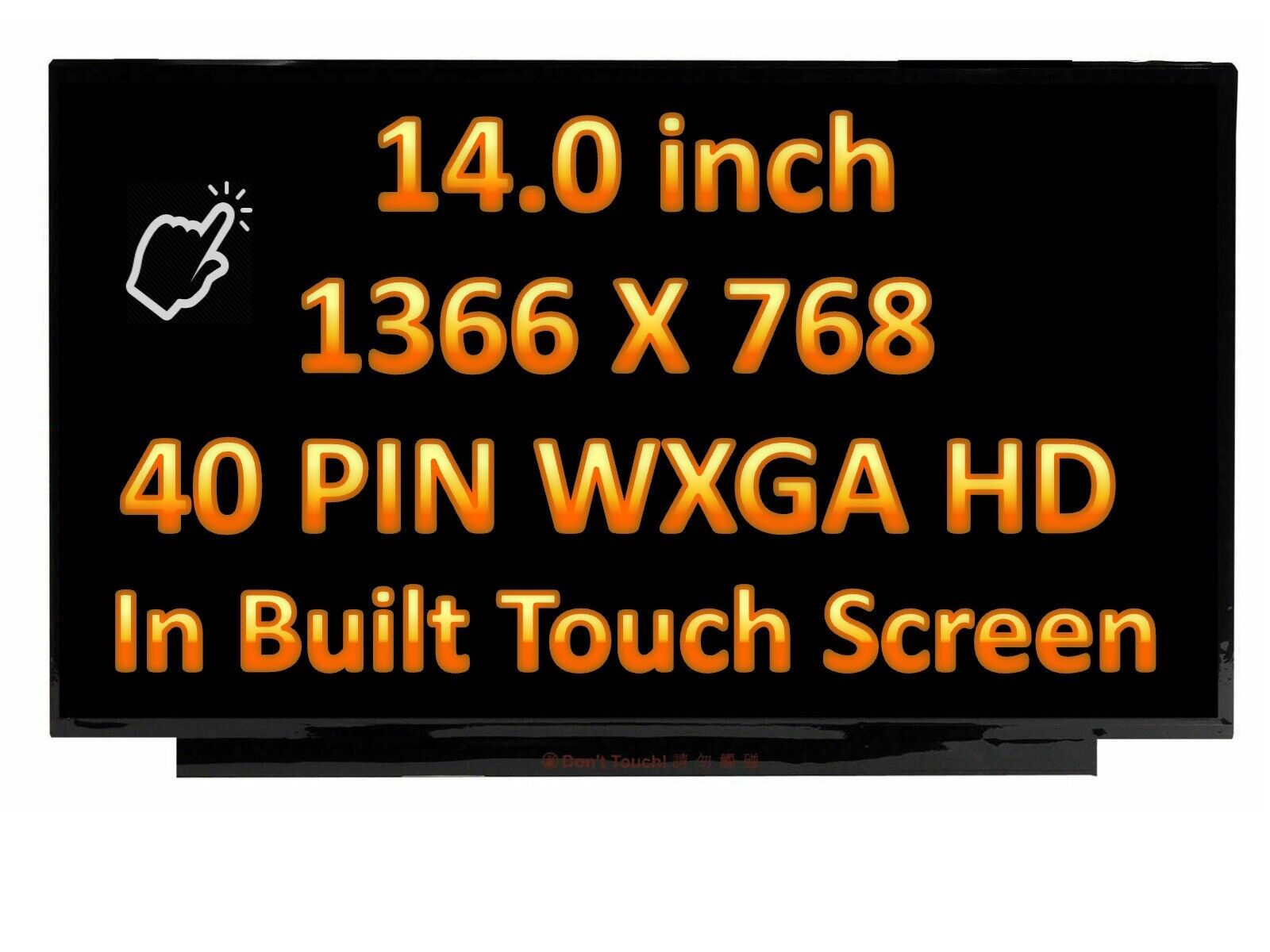 NT140WHM-T00 V8.3 V8.2 V8.1 For Chromebook laptop LED LCD Screen HD 1366x768