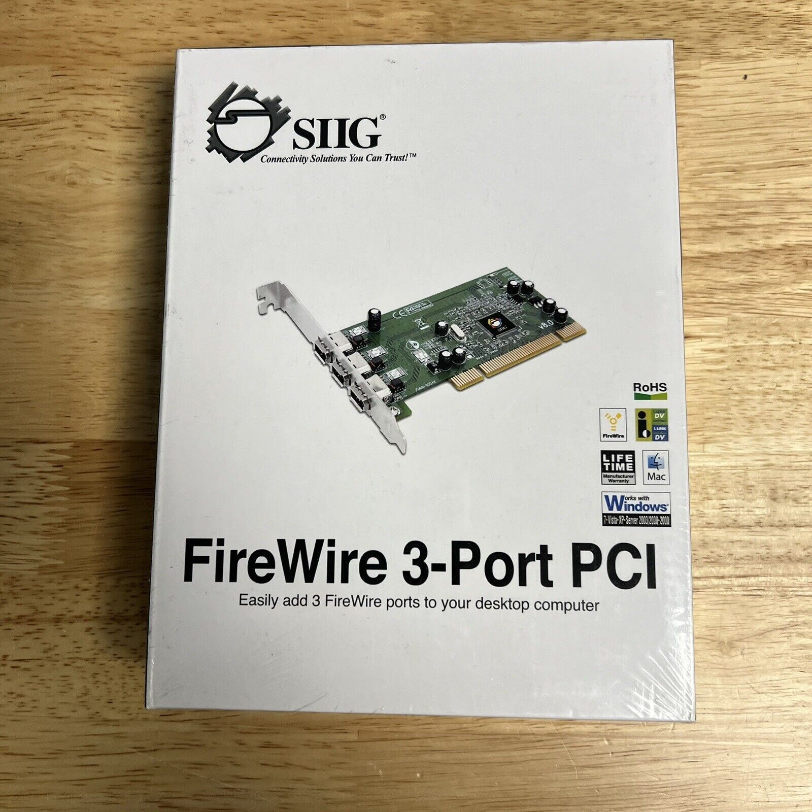 SIIG Firewire 400 3-Port PCI - NEW SEALED BOX