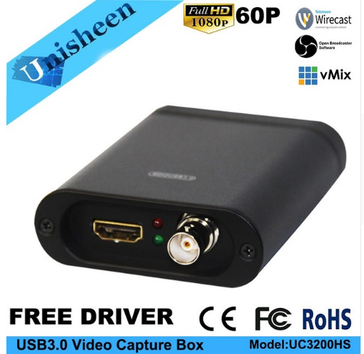 USB3.0 to HDM 1080P 60FPS  SDI VIDEO CAPTURE Dongle Game Streaming Live Stream  