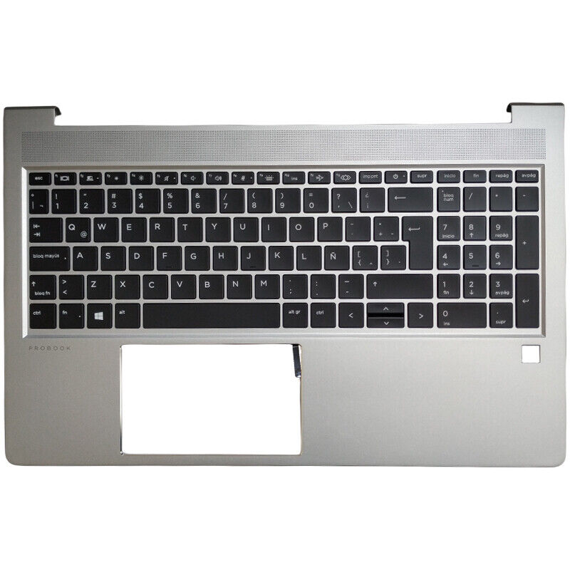 FOR HP Probook 450 G8 455 G8 Spanish/Latin Keyboard Upper Case Palmrest Cover