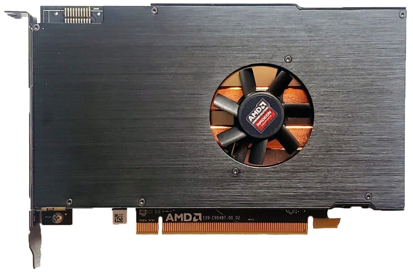 AMD Radeon E9390 4x DisplayPort 4K 8GB GDDR5 DP 1.4 PCIE 3.0 x16 Graphics Card