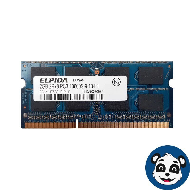 Lot of (10) ELPIDA HP P/N: 572293-D01. 2GB PC3-10600S 2Rx8 Laptop RAM Memory