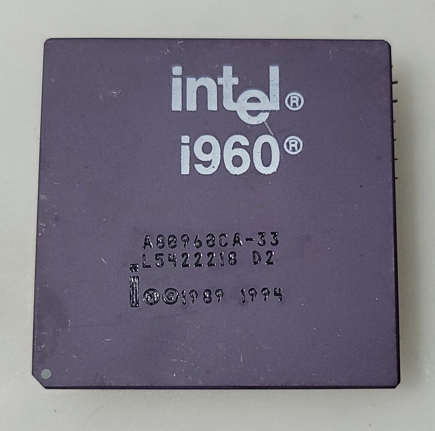 Vintage Rare Intel i960 A80960CA33 Processor Collection or Gold Recovery