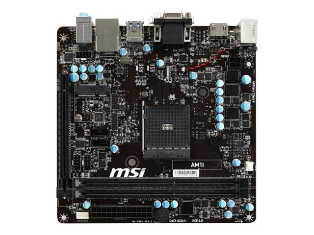 MSI AM1I MS-7865 SATA 6Gb/s USB 3.0 DDR3 HDMI Mini ITX Motherboard